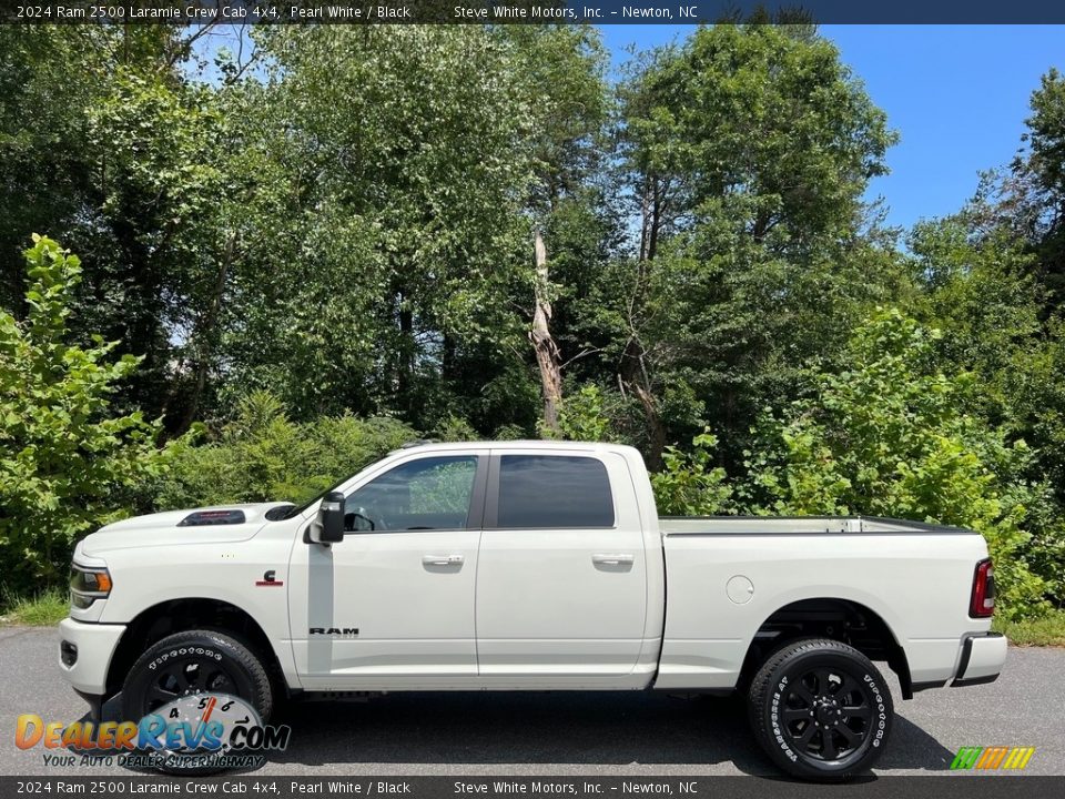 Pearl White 2024 Ram 2500 Laramie Crew Cab 4x4 Photo #1