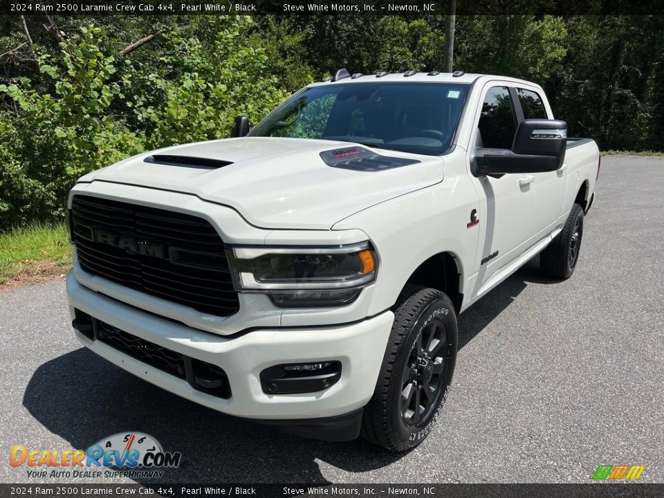 2024 Ram 2500 Laramie Crew Cab 4x4 Pearl White / Black Photo #2