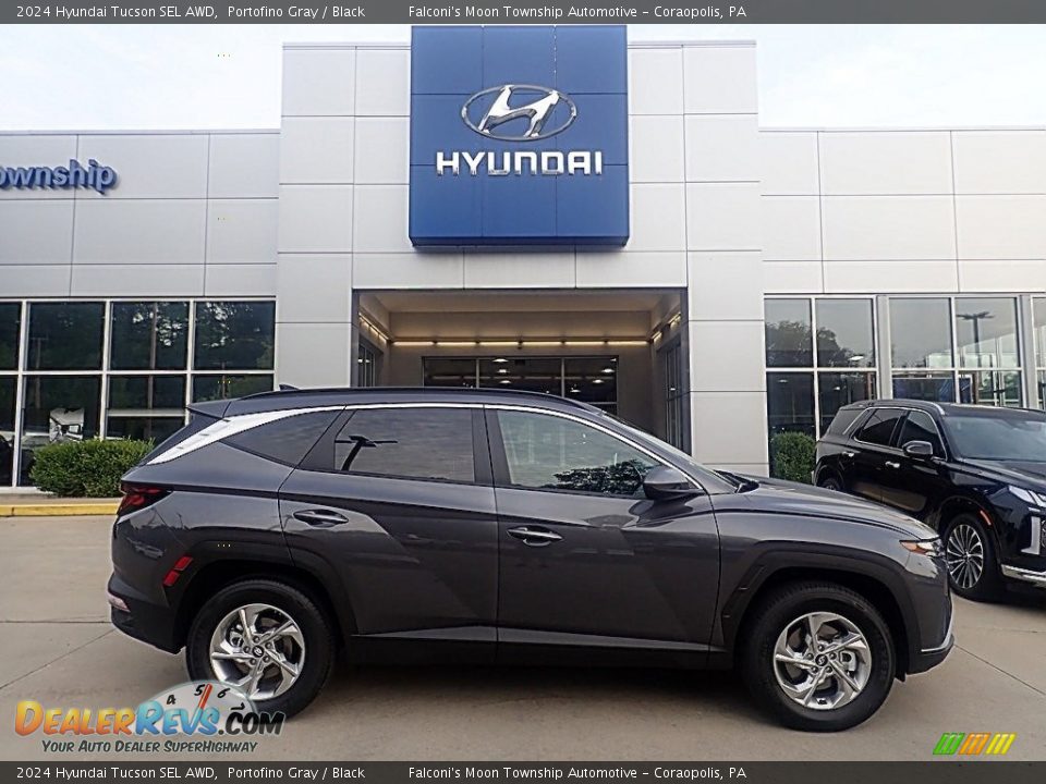 2024 Hyundai Tucson SEL AWD Portofino Gray / Black Photo #1