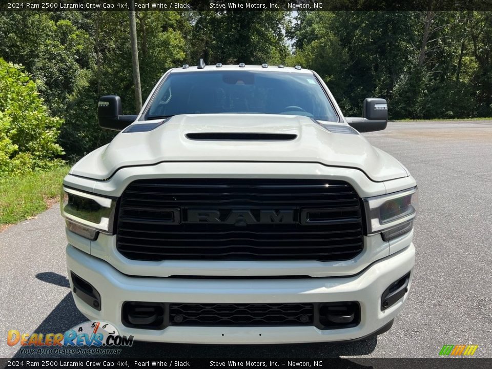 2024 Ram 2500 Laramie Crew Cab 4x4 Pearl White / Black Photo #4