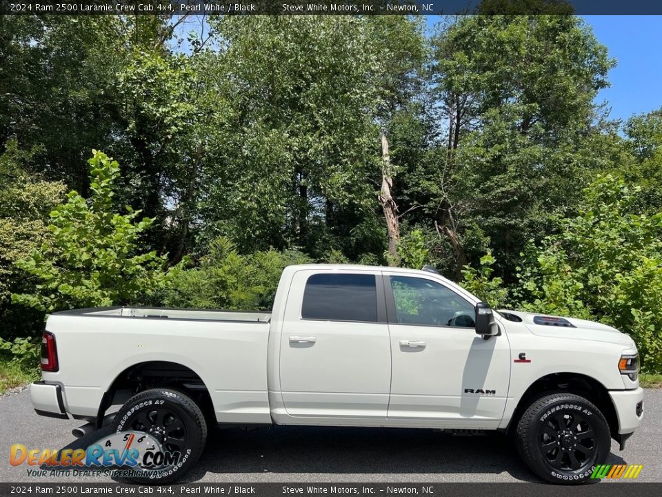 Pearl White 2024 Ram 2500 Laramie Crew Cab 4x4 Photo #6