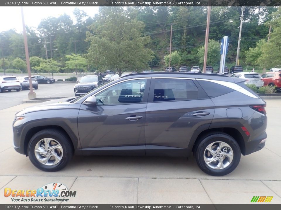 2024 Hyundai Tucson SEL AWD Portofino Gray / Black Photo #6