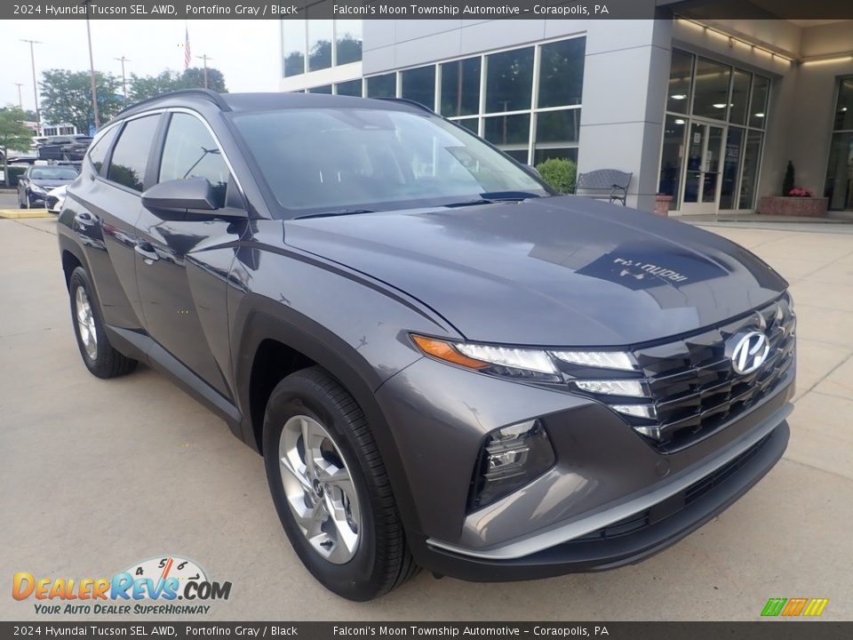 2024 Hyundai Tucson SEL AWD Portofino Gray / Black Photo #9
