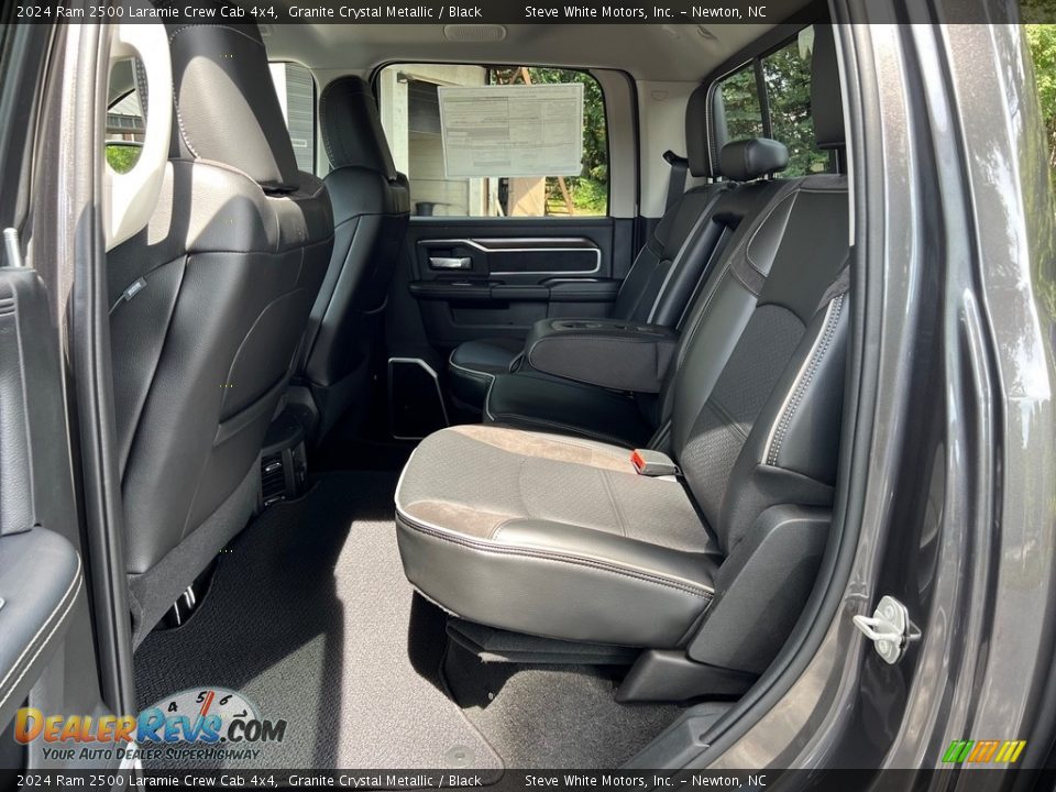 Rear Seat of 2024 Ram 2500 Laramie Crew Cab 4x4 Photo #15