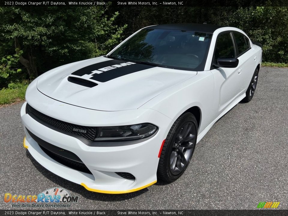 2023 Dodge Charger R/T Daytona White Knuckle / Black Photo #2