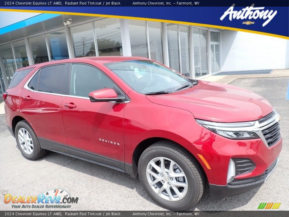 2024 Chevrolet Equinox LT AWD Radiant Red Tintcoat / Jet Black Photo #1