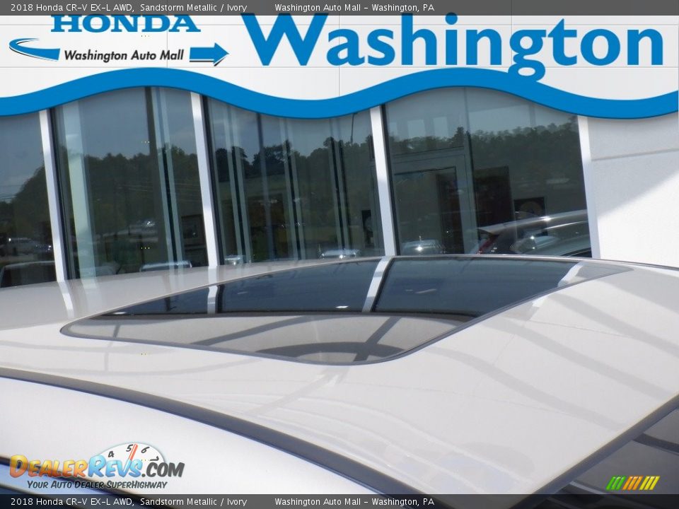 2018 Honda CR-V EX-L AWD Sandstorm Metallic / Ivory Photo #3