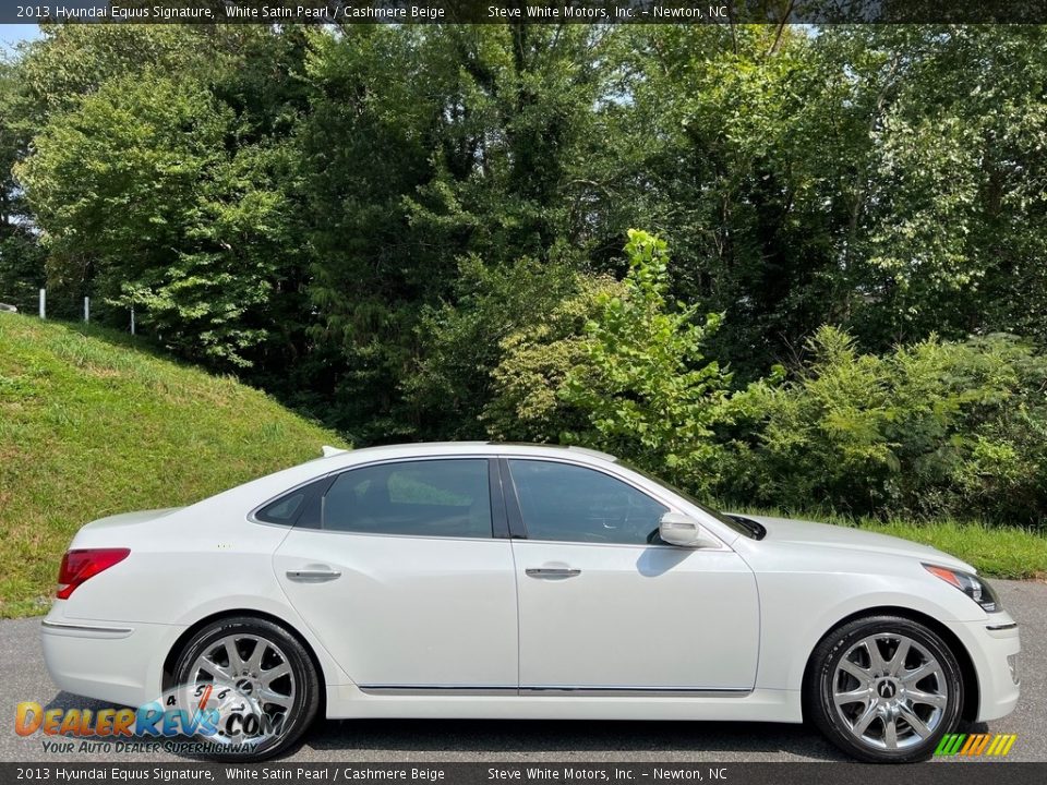 White Satin Pearl 2013 Hyundai Equus Signature Photo #5