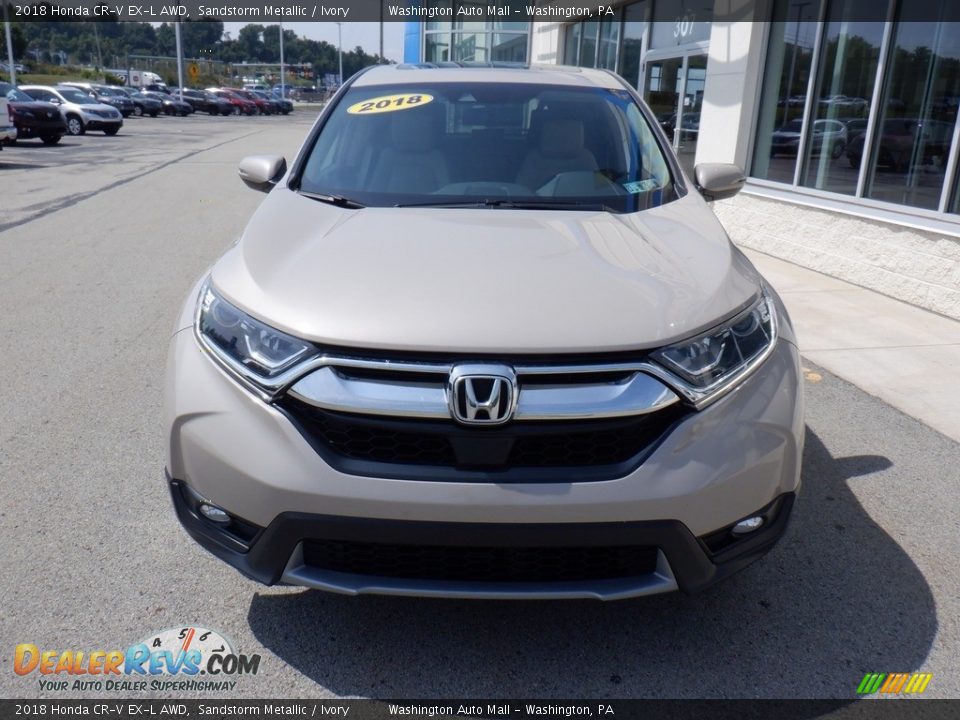 2018 Honda CR-V EX-L AWD Sandstorm Metallic / Ivory Photo #5