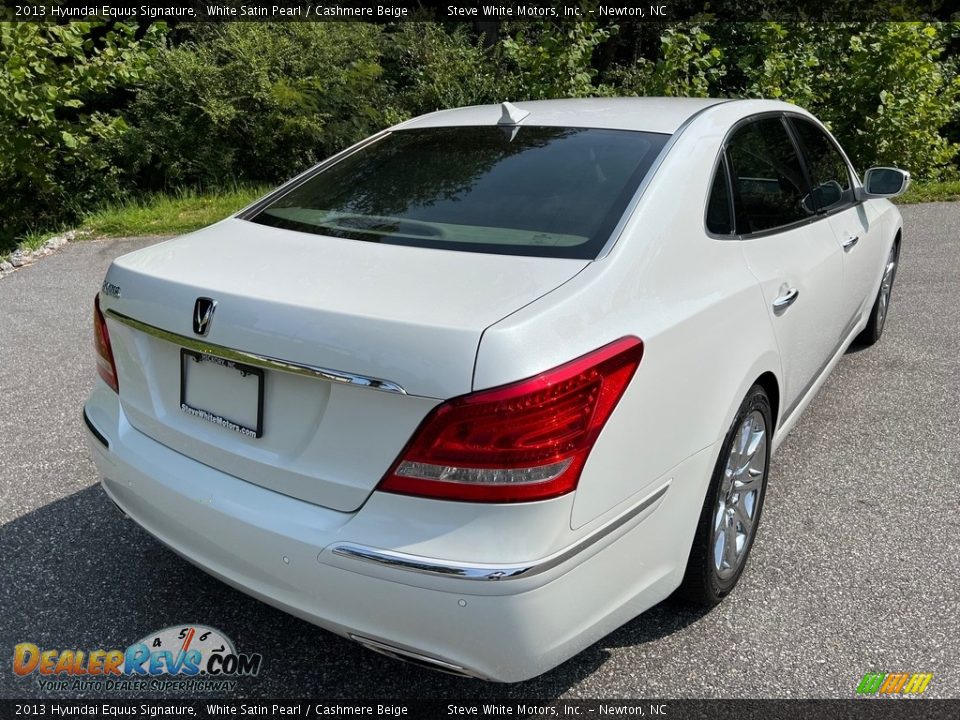 White Satin Pearl 2013 Hyundai Equus Signature Photo #6