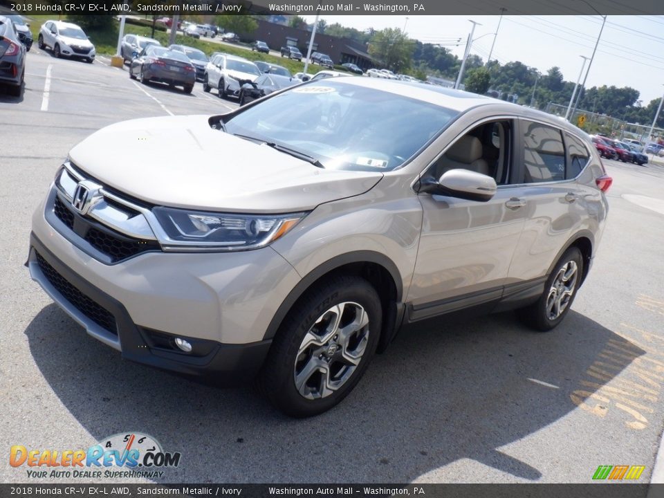 2018 Honda CR-V EX-L AWD Sandstorm Metallic / Ivory Photo #6