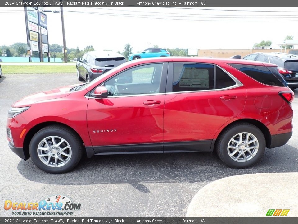 2024 Chevrolet Equinox LT AWD Radiant Red Tintcoat / Jet Black Photo #7