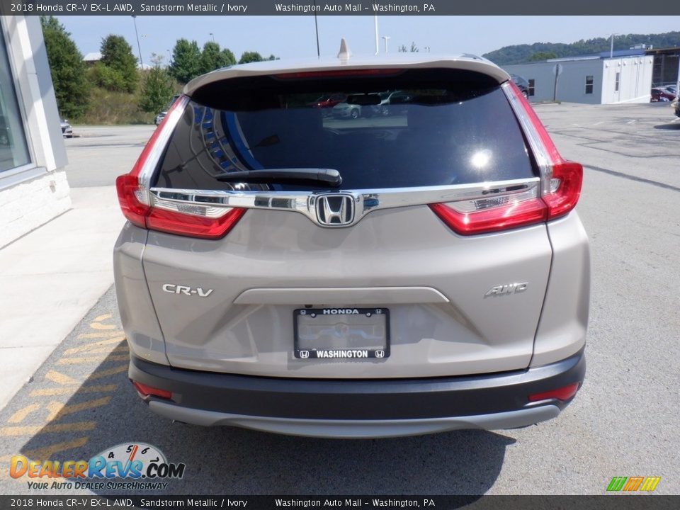 2018 Honda CR-V EX-L AWD Sandstorm Metallic / Ivory Photo #8