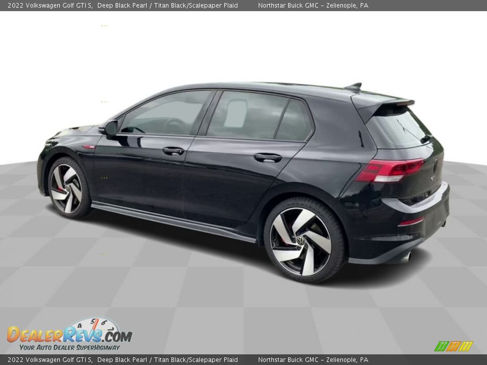 2022 Volkswagen Golf GTI S Deep Black Pearl / Titan Black/Scalepaper Plaid Photo #6