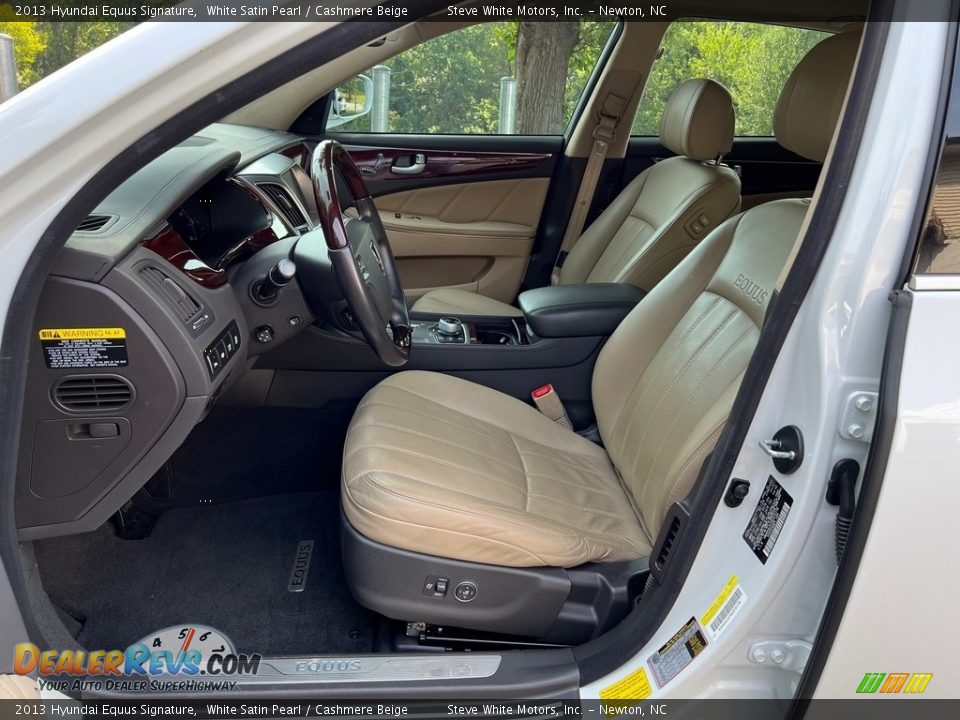 Cashmere Beige Interior - 2013 Hyundai Equus Signature Photo #10