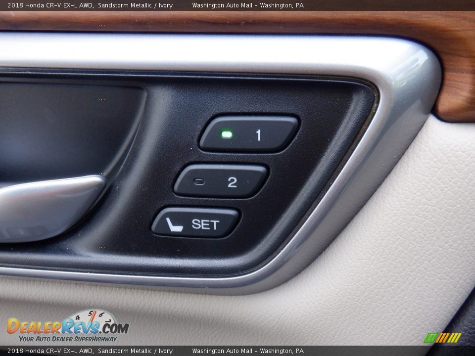2018 Honda CR-V EX-L AWD Sandstorm Metallic / Ivory Photo #13