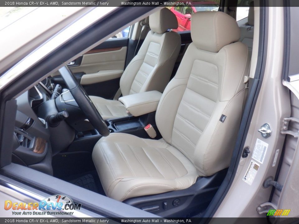 2018 Honda CR-V EX-L AWD Sandstorm Metallic / Ivory Photo #16