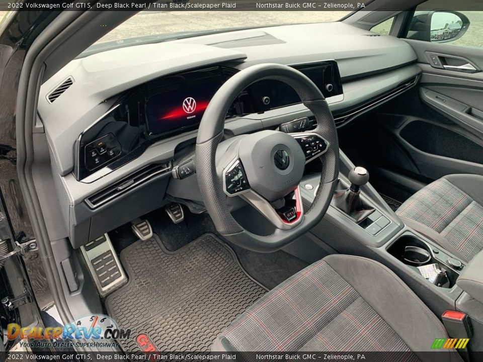 Titan Black/Scalepaper Plaid Interior - 2022 Volkswagen Golf GTI S Photo #10