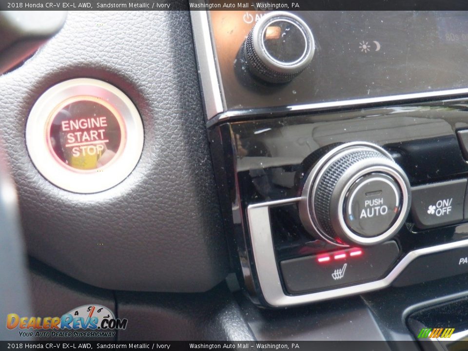 2018 Honda CR-V EX-L AWD Sandstorm Metallic / Ivory Photo #19