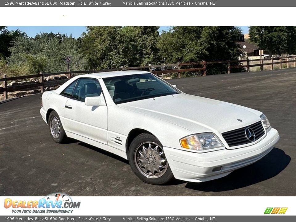 Front 3/4 View of 1996 Mercedes-Benz SL 600 Roadster Photo #1