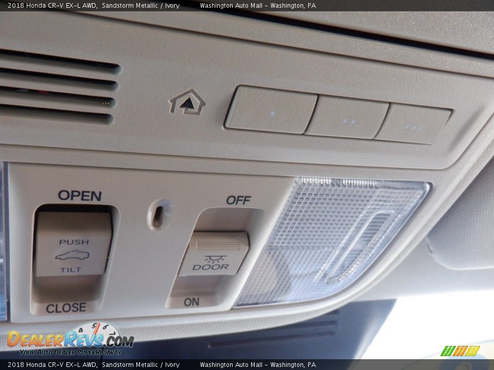 2018 Honda CR-V EX-L AWD Sandstorm Metallic / Ivory Photo #23