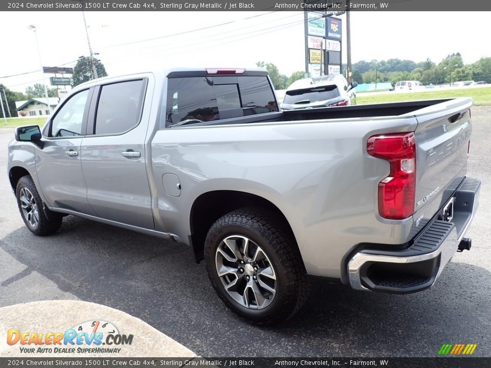 2024 Chevrolet Silverado 1500 LT Crew Cab 4x4 Sterling Gray Metallic / Jet Black Photo #6