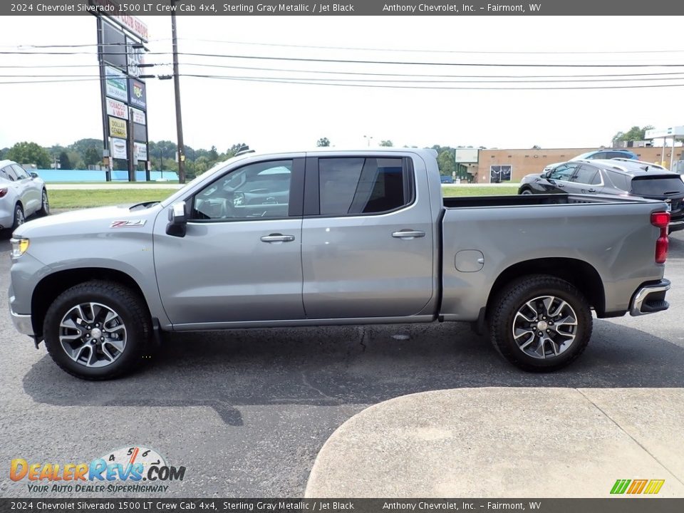 2024 Chevrolet Silverado 1500 LT Crew Cab 4x4 Sterling Gray Metallic / Jet Black Photo #7