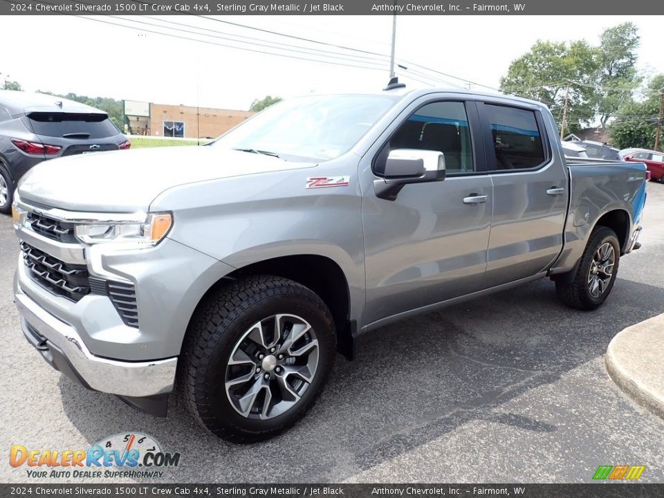 2024 Chevrolet Silverado 1500 LT Crew Cab 4x4 Sterling Gray Metallic / Jet Black Photo #8