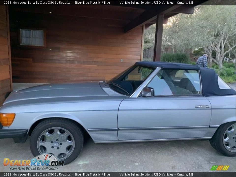 Silver Blue Metallic 1983 Mercedes-Benz SL Class 380 SL Roadster Photo #1