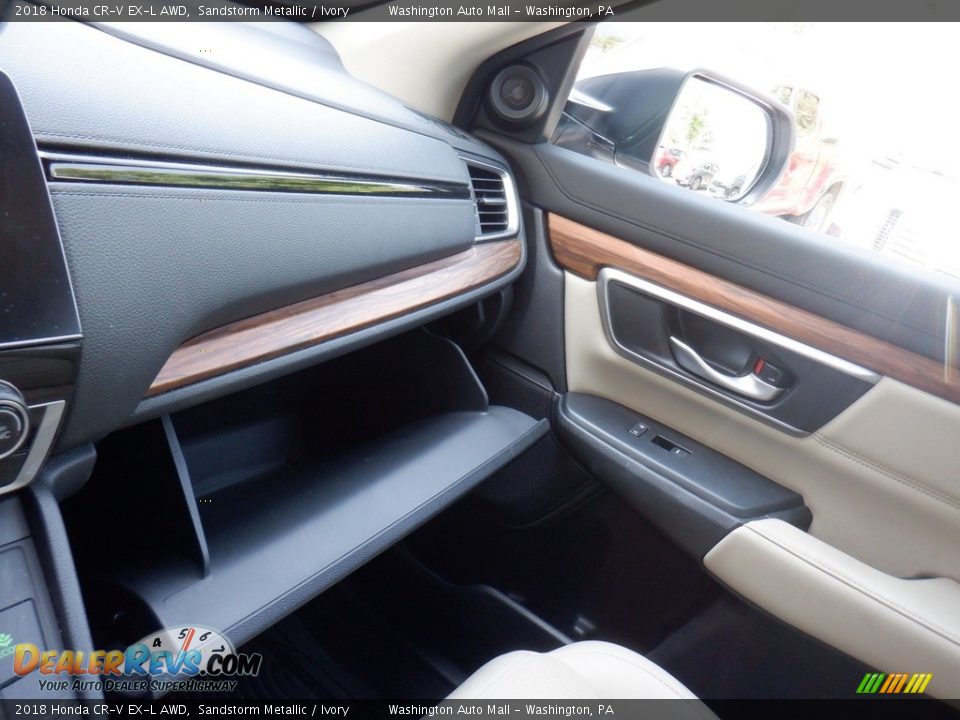 2018 Honda CR-V EX-L AWD Sandstorm Metallic / Ivory Photo #29