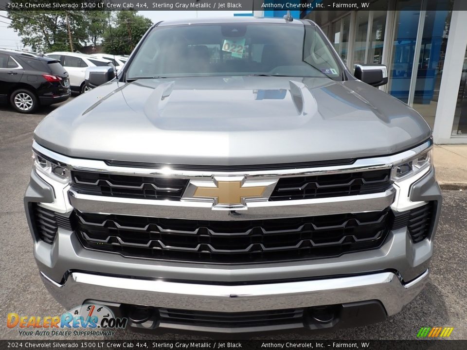 2024 Chevrolet Silverado 1500 LT Crew Cab 4x4 Sterling Gray Metallic / Jet Black Photo #9