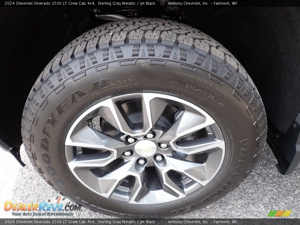 2024 Chevrolet Silverado 1500 LT Crew Cab 4x4 Sterling Gray Metallic / Jet Black Photo #10