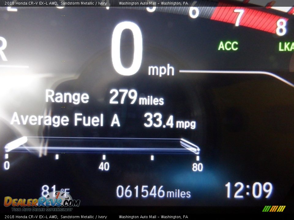 2018 Honda CR-V EX-L AWD Sandstorm Metallic / Ivory Photo #36