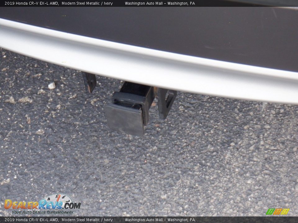 2019 Honda CR-V EX-L AWD Modern Steel Metallic / Ivory Photo #9
