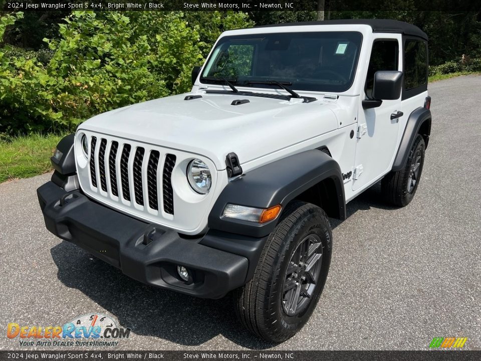 2024 Jeep Wrangler Sport S 4x4 Bright White / Black Photo #2