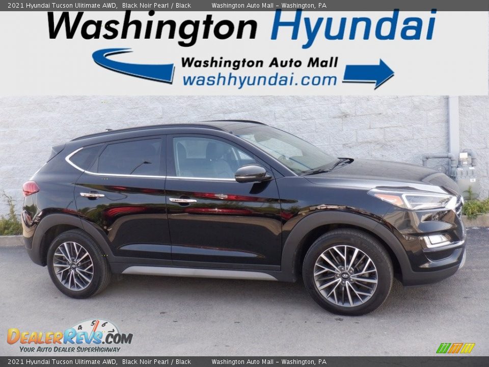 2021 Hyundai Tucson Ulitimate AWD Black Noir Pearl / Black Photo #2