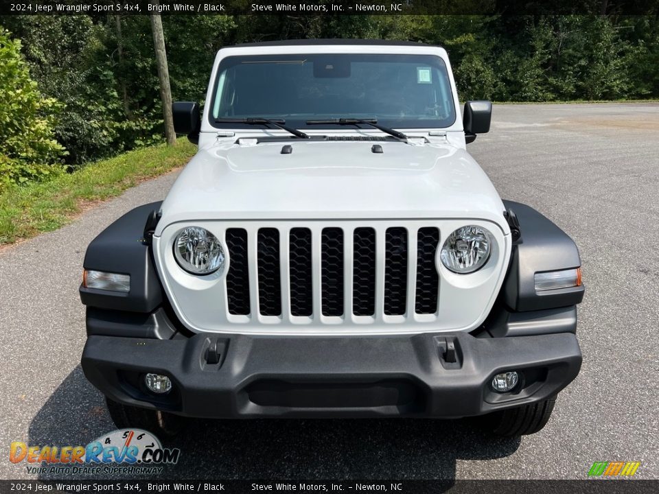 2024 Jeep Wrangler Sport S 4x4 Bright White / Black Photo #3