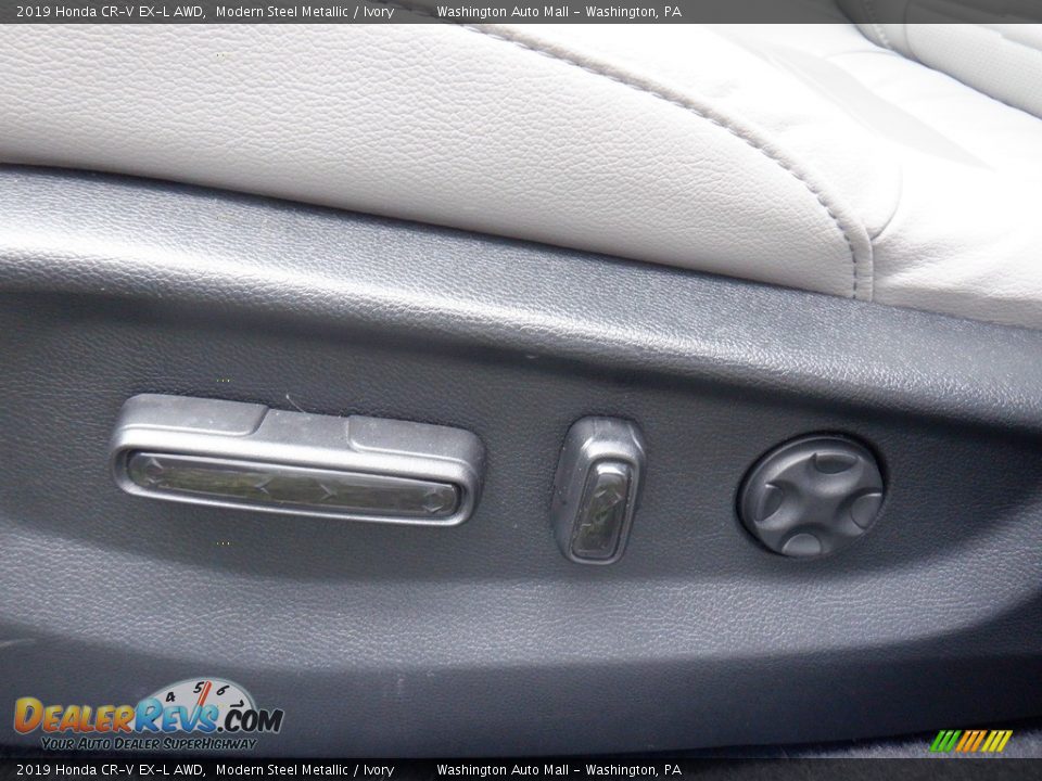 2019 Honda CR-V EX-L AWD Modern Steel Metallic / Ivory Photo #16