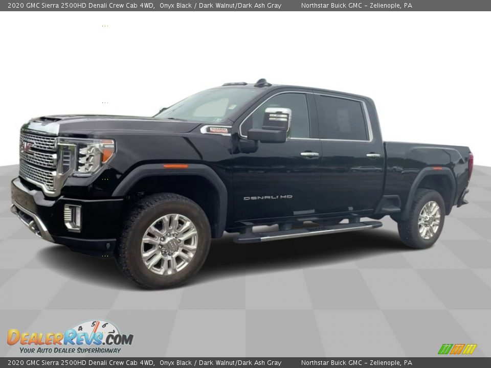 2020 GMC Sierra 2500HD Denali Crew Cab 4WD Onyx Black / Dark Walnut/Dark Ash Gray Photo #4