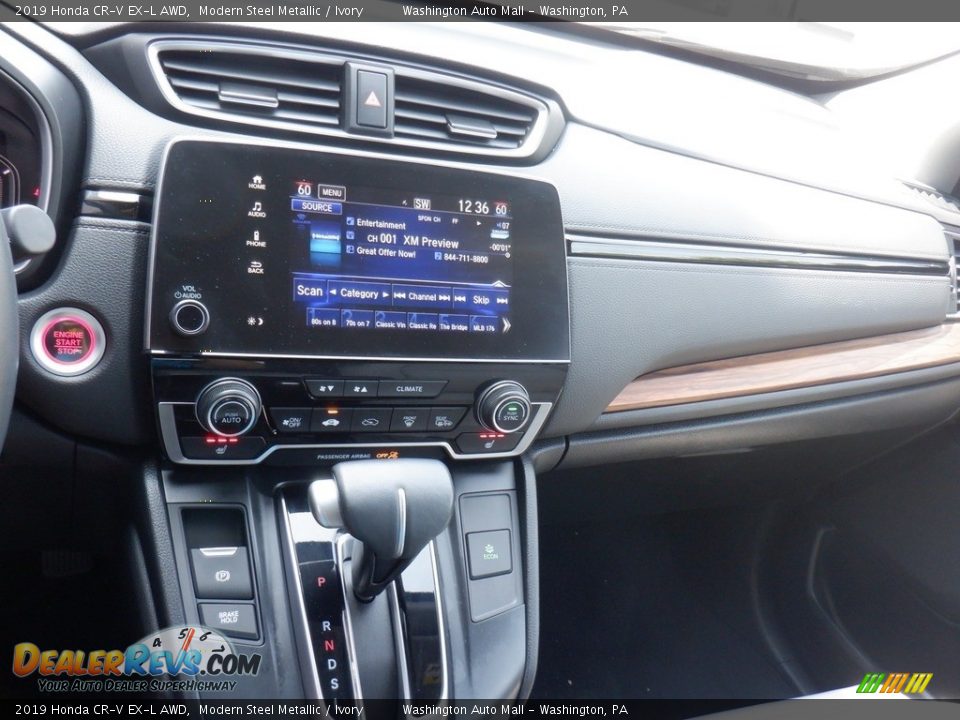 2019 Honda CR-V EX-L AWD Modern Steel Metallic / Ivory Photo #18