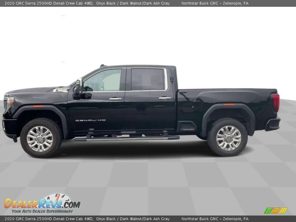 2020 GMC Sierra 2500HD Denali Crew Cab 4WD Onyx Black / Dark Walnut/Dark Ash Gray Photo #5