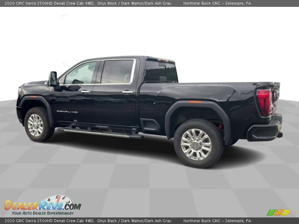 2020 GMC Sierra 2500HD Denali Crew Cab 4WD Onyx Black / Dark Walnut/Dark Ash Gray Photo #6