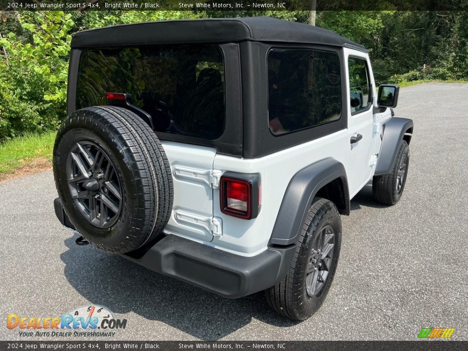 2024 Jeep Wrangler Sport S 4x4 Bright White / Black Photo #6