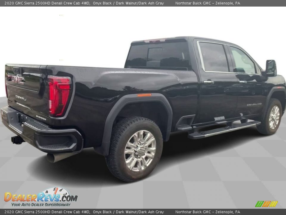 2020 GMC Sierra 2500HD Denali Crew Cab 4WD Onyx Black / Dark Walnut/Dark Ash Gray Photo #8