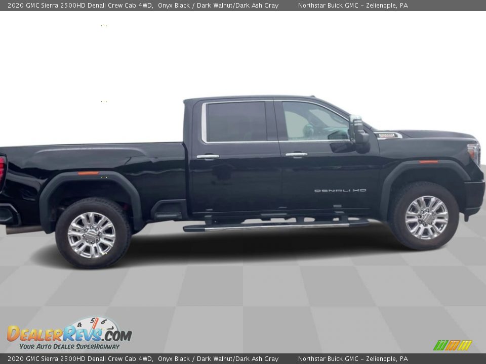 2020 GMC Sierra 2500HD Denali Crew Cab 4WD Onyx Black / Dark Walnut/Dark Ash Gray Photo #9