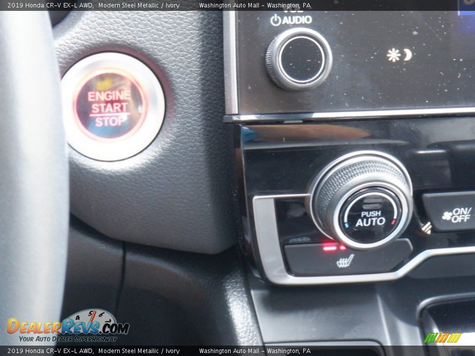 2019 Honda CR-V EX-L AWD Modern Steel Metallic / Ivory Photo #22