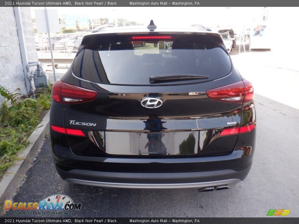 2021 Hyundai Tucson Ulitimate AWD Black Noir Pearl / Black Photo #8