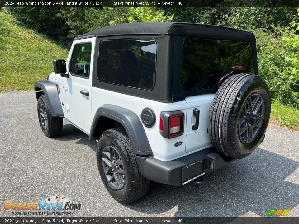 2024 Jeep Wrangler Sport S 4x4 Bright White / Black Photo #8