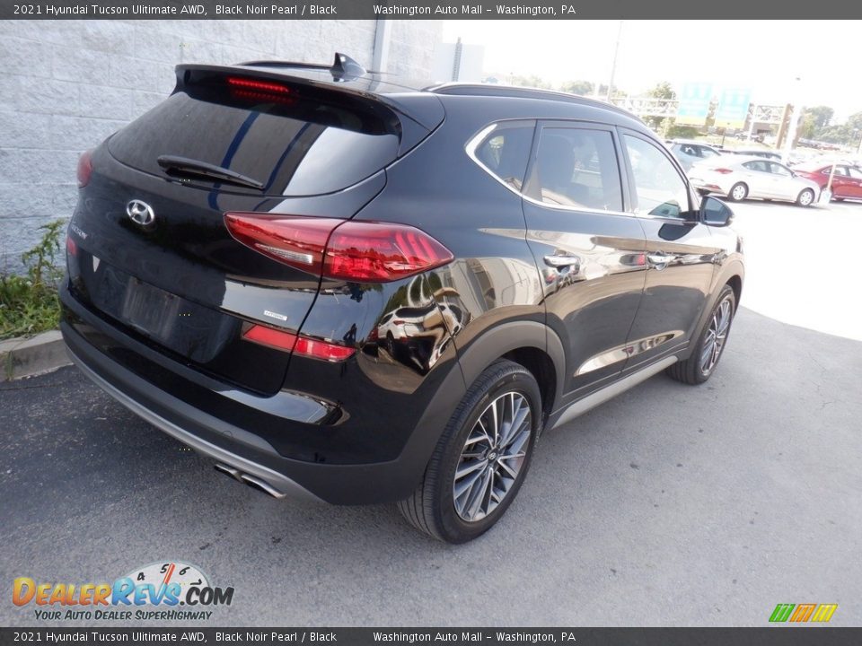 2021 Hyundai Tucson Ulitimate AWD Black Noir Pearl / Black Photo #9