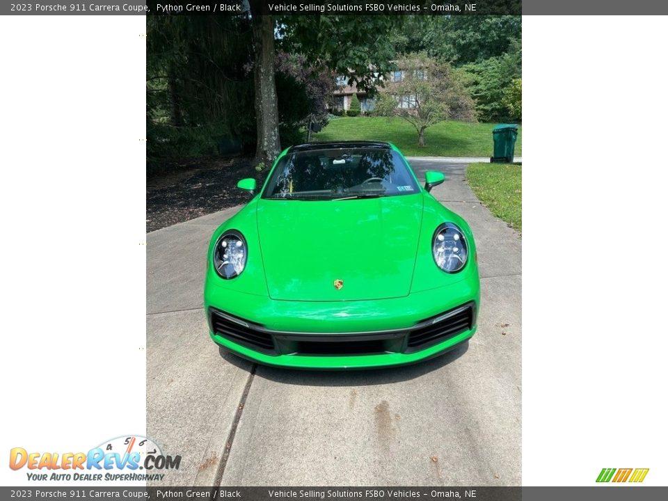 2023 Porsche 911 Carrera Coupe Python Green / Black Photo #2